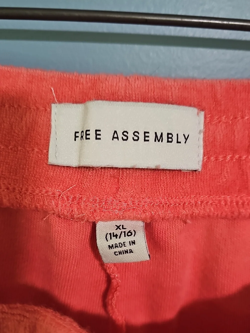 Free Assembly girls cropped terry set Size 14/16 XL